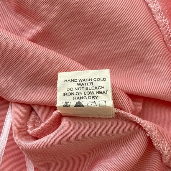 Evenuel Peach Velvet Velour Off Shoulder Crop Top - Size Large - Picture 7 of 11